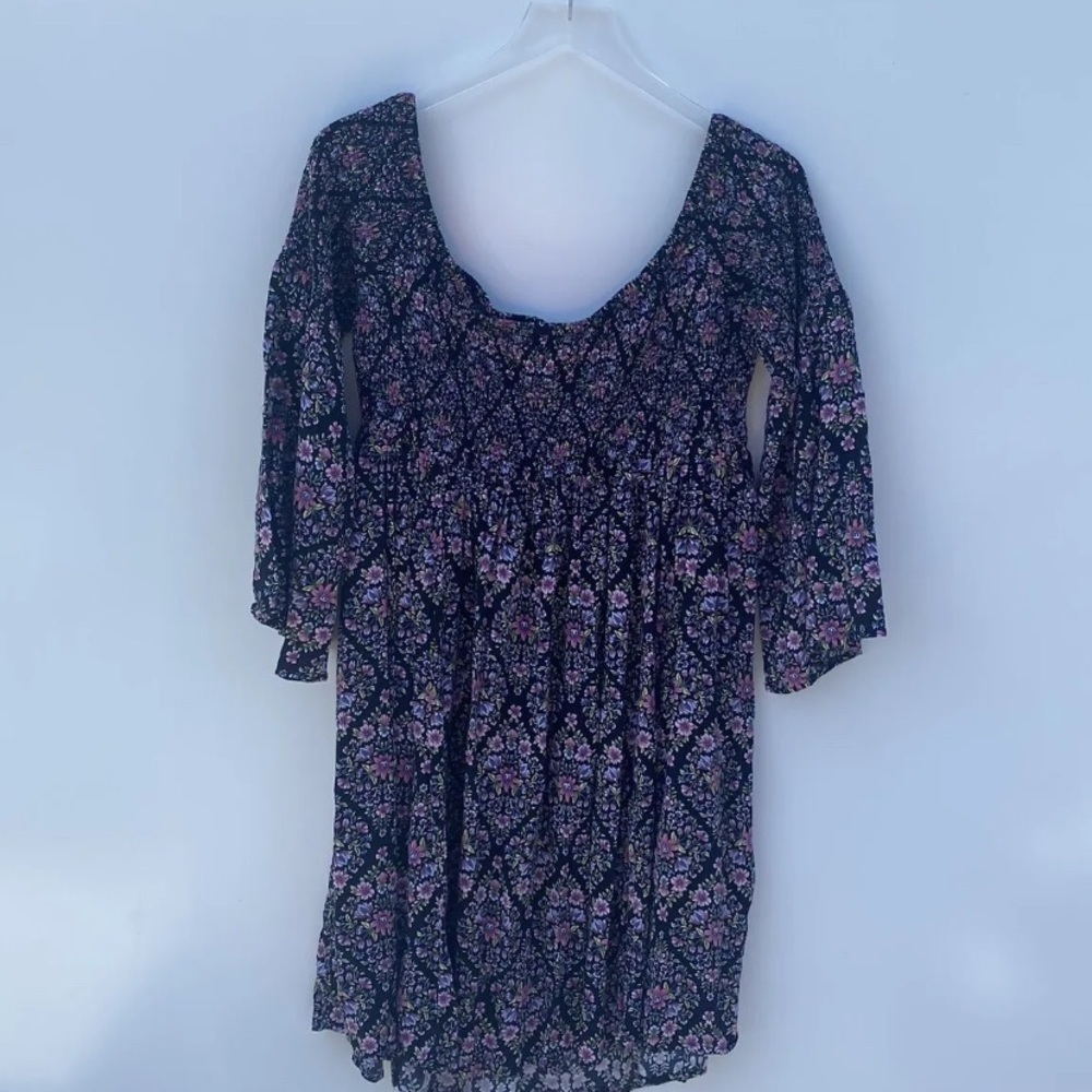 Torrid Challis Off-Shoulder Skater Dress Women’s Size 2 (634) - Picture 8 of 9